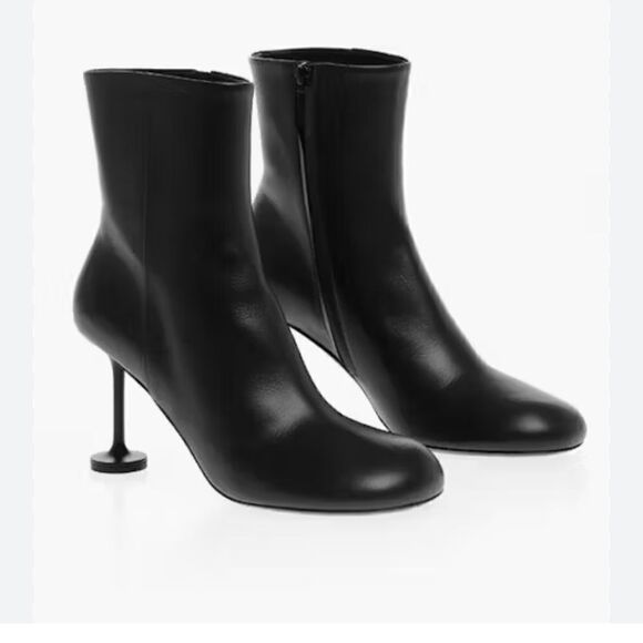 BALENCIAGA ankle LADY inner zip  boots 40.5 NEW - Picture 1 of 16